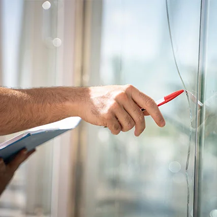 broken glass repair in The Acreage, FL