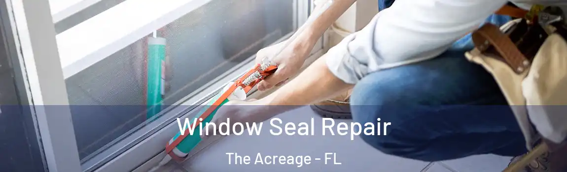 Window Seal Repair The Acreage - FL